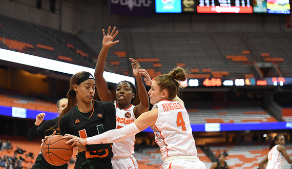 Interior defense sinks Syracuse against Miami in 2nd-straight conference loss