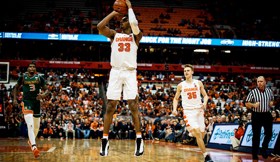 Syracuse’s 3-point barrage leads to 73-53 win over Miami