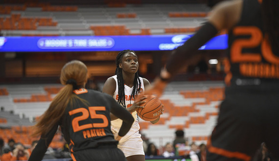 Maeva Djaldi-Tabdi is developing into key player for No. 18 Syracuse after redshirt season