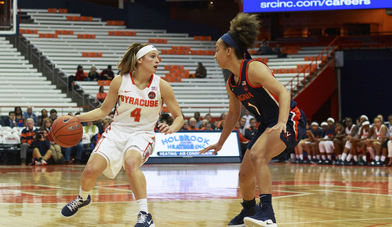 No. 18 Syracuse sneaks past Virginia, 72-68, in back-and-forth affair