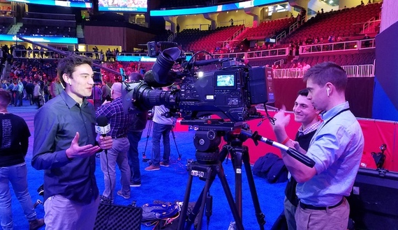 Syracuse students were on Super Bowl Radio Row for 1st time