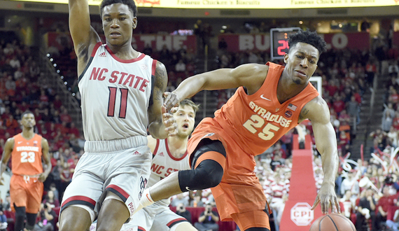 Syracuse offense shut down at North Carolina State in 73-58 loss