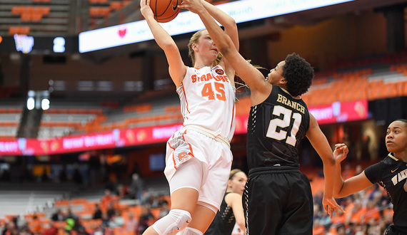 No. 16 Syracuse’s frontcourt struggles continue despite 77-57 win over Wake Forest