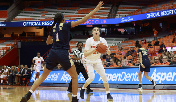 Emily Engstler scores career-high 17 points in Syracuse’s blowout of Pittsburgh