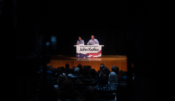 Local officials confront Rep. John Katko on I-81 replacement at Syracuse town hall