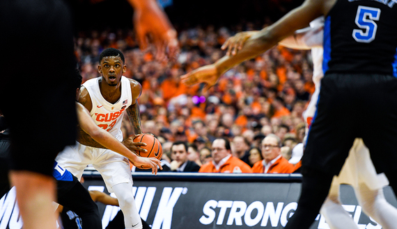 Nearing end of Syracuse career, Frank Howard wants to keep shooting