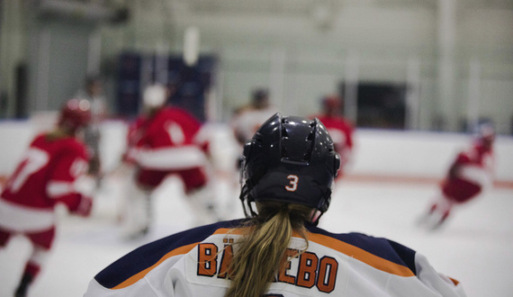 After adjusting to life in the US, Amanda Bäckebo is playing her best hockey