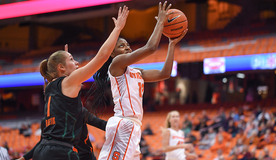 Syracuse breaks ACC Tournament record for 3s in 92-85 quarterfinal win over Miami