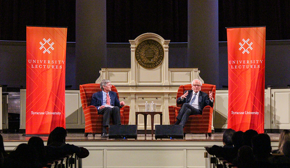 Former US Ambassador Martin Indyk talks Middle East relations in final University Lecture