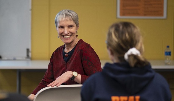 State Sen. Rachel May discusses her experiences as a woman in the Senate