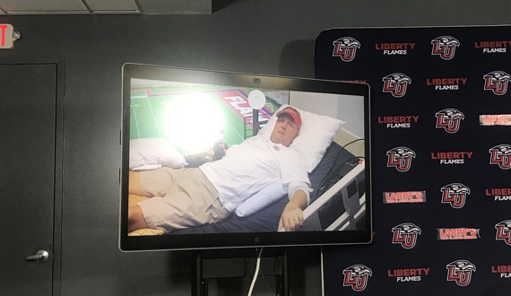 Hugh Freeze coaches from hospital bed, holds virtual press conference after 24-0 loss to Syracuse