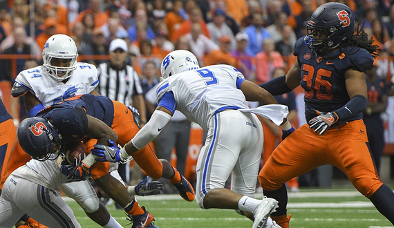 Chris Elmore, Aaron Hackett’s blocking key to Syracuse’s running game