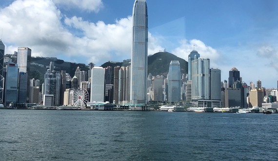 Students study in Hong Kong amid protests