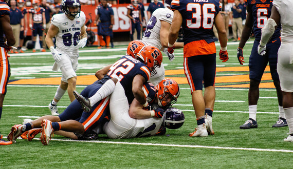 Syracuse closer to knowing the ‘right guys’ after 41-3 drubbing of Holy Cross