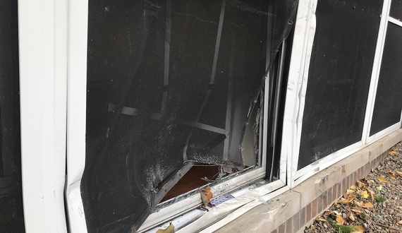 Car crashes into Walnut Hall
