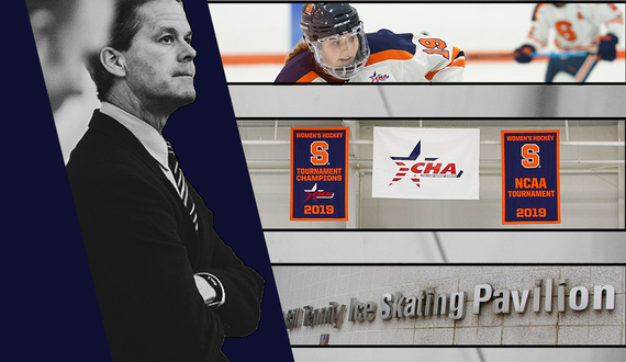 Despite reaching CHA’s summit, Paul Flanagan is still building Syracuse ice hockey