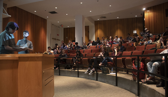 GSO discussed lower language exam requirements for international students