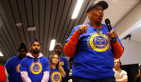 Community members, organizations donate food to #NotAgainSU movement