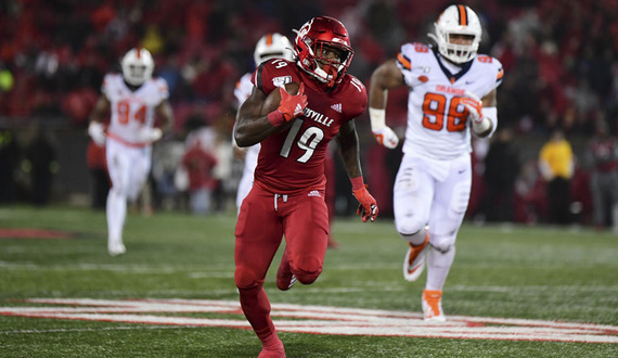 Louisville offense runs past Orange &#8216;like a track team’ in 56-34 victory