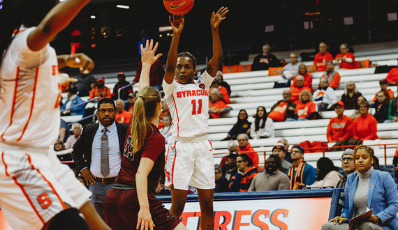 Late 1st half run helps No. 3 Stanford pull away from No. 18 Syracuse