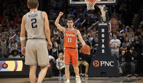Syracuse&#8217;s inconsistency erases momentum in 89-79 loss to rival Georgetown