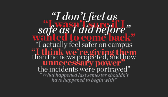 100+ students describe returning to campus after hate crimes