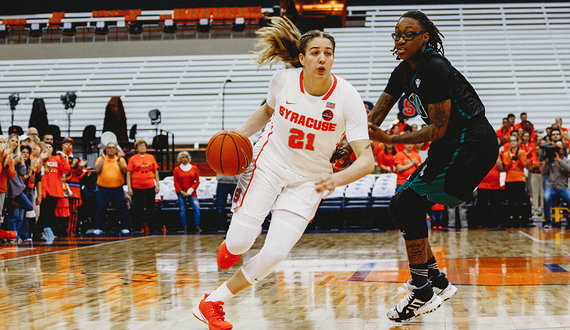 Emily Engstler has grown into a star for SU after turbulent freshman year