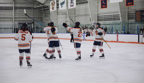 Syracuse shuts out Lindenwood, 4-0, in opening round of CHA playoffs