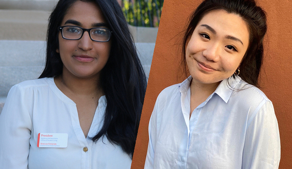 Sadia Ahmed, Yanan Wang hope to make SU inclusive of marginalized groups