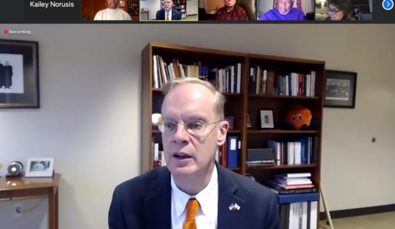 Chancellor Syverud cautiously optimistic about return to campus in spring