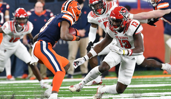 Taj Harris records career-high 13 catches in loss to NC State