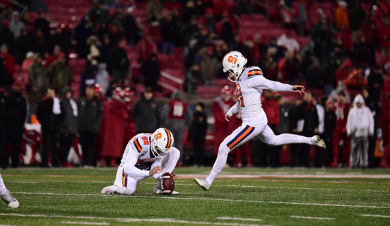 Andre Szmyt on cusp of SU all-time field goal record heading into final game