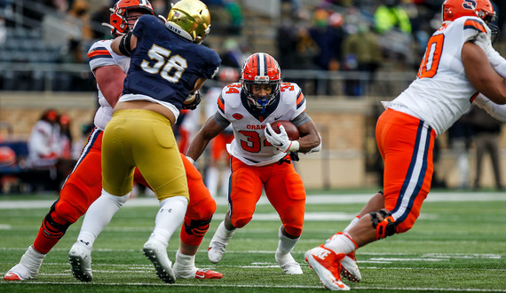 SU running backs have career day in loss to Notre Dame