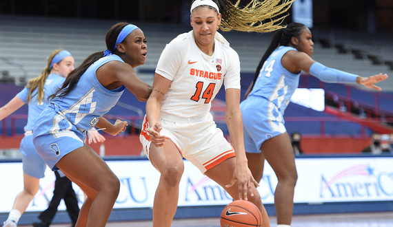 No. 23 Syracuse’s centers largely ineffective in OT loss to Clemson