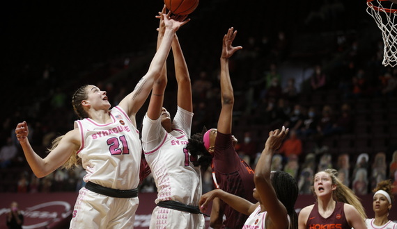 SU comeback falls short after &#8216;shaky&#8217; start in 76-68 loss to Virginia Tech