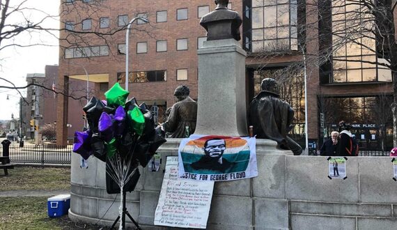 Dozens rally in downtown Syracuse for Breonna Taylor, Judson Albahm