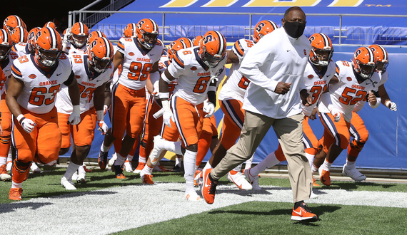 Dino Babers: &#8216;Best room&#8217; of quarterback depth he&#8217;s seen as Syracuse coach