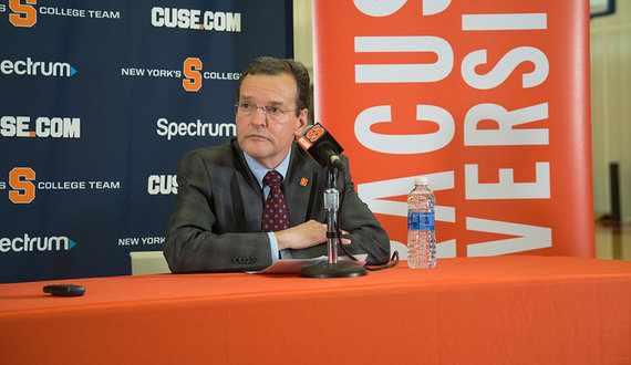John Wildhack talks new hires, Carrier Dome capacity limits at press conference