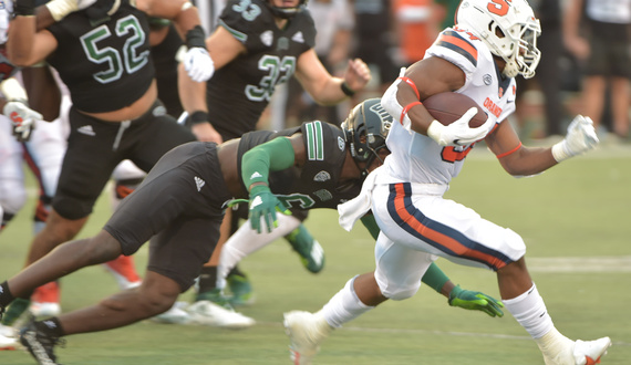 Syracuse wins season-opener behind explosive offense, Tucker’s 181 yards