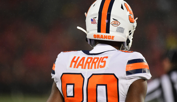 Syracuse’s No. 1 receiver Taj Harris enters transfer portal
