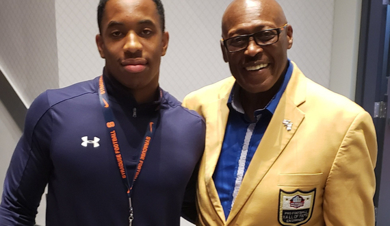 A look back at Sean Tucker’s meeting with former No. 44 Floyd Little