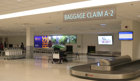Students discuss accommodations for passengers with disabilities at Hancock Airport