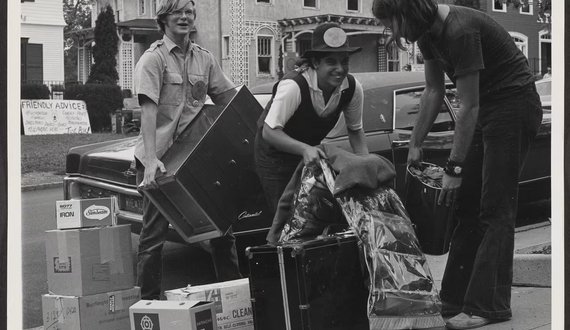 Goon Squad aids SU move-in donning orange gear, high spirits for 8 decades