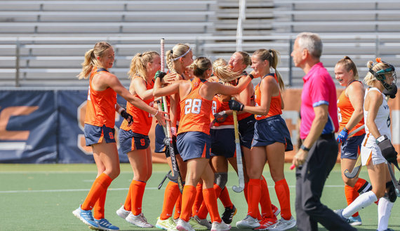No. 9 Syracuse field hockey bests Fairfield 2-1 in season opener