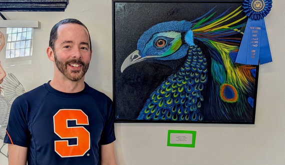 Winning NYS Fair painting contest honored SU administrator’s family legacy