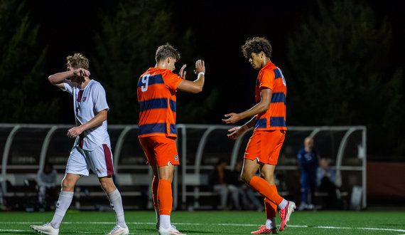 Syracuse erupts for 3 2nd-half goals in 3-0 bounceback victory over Colgate