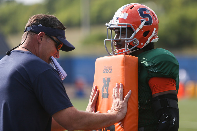 Preseason camp: Aug. 25