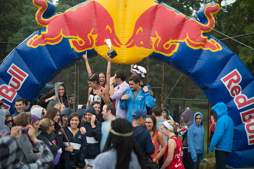 Delta Gamma celebrates after winning Derby Days. Although it placed second in the chariot race, the sorority finished on top for the weeklong philanthropy event.