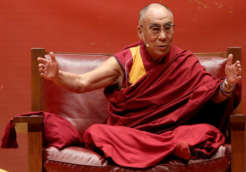 "Peace just abscence of violence," the Dalai Lama says. "Peace is something positive."