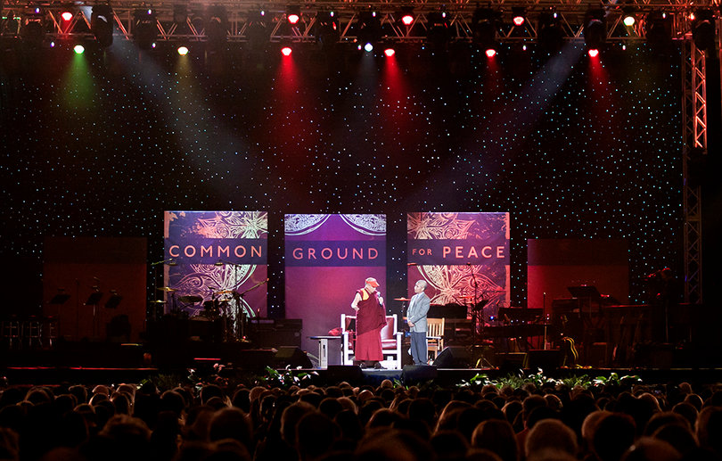 One harmony: Star-studded concert promotes peaceful ideas to wrap up two-day symposium